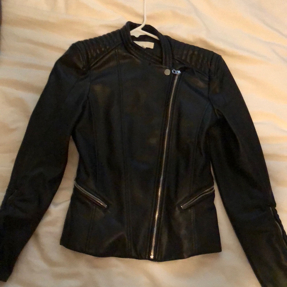 H&M Asymmetrical Leather Jacket